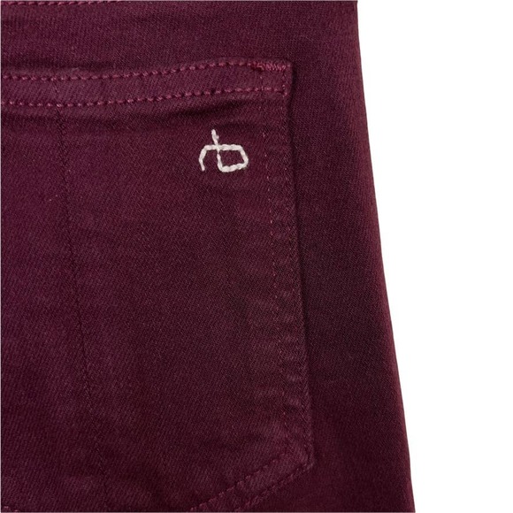 Rag & Bone Skinny Jeans in Port Burgundy Size 27 - Picture 8 of 15